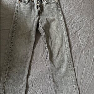 Levi's Women's Straight Leg Gray Jeans